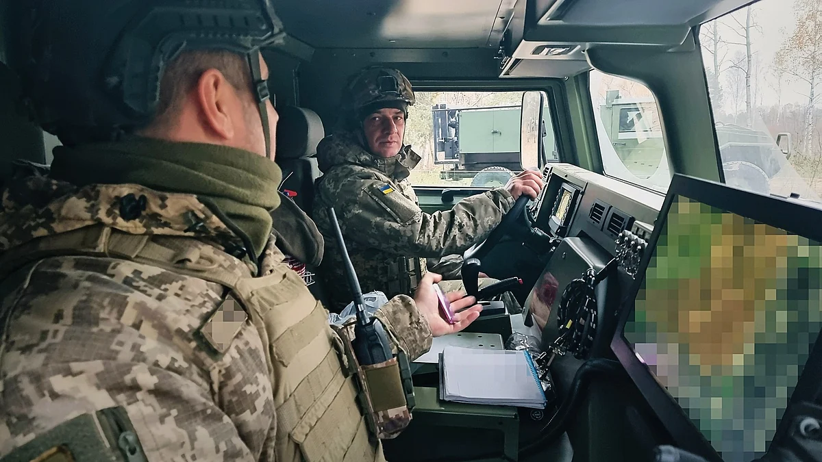 A Ukraine army unit (photo: @Militarylandnet/X)