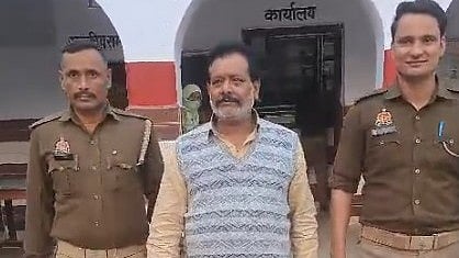 The accused in police custody in Sambhal (photo: IANS) 