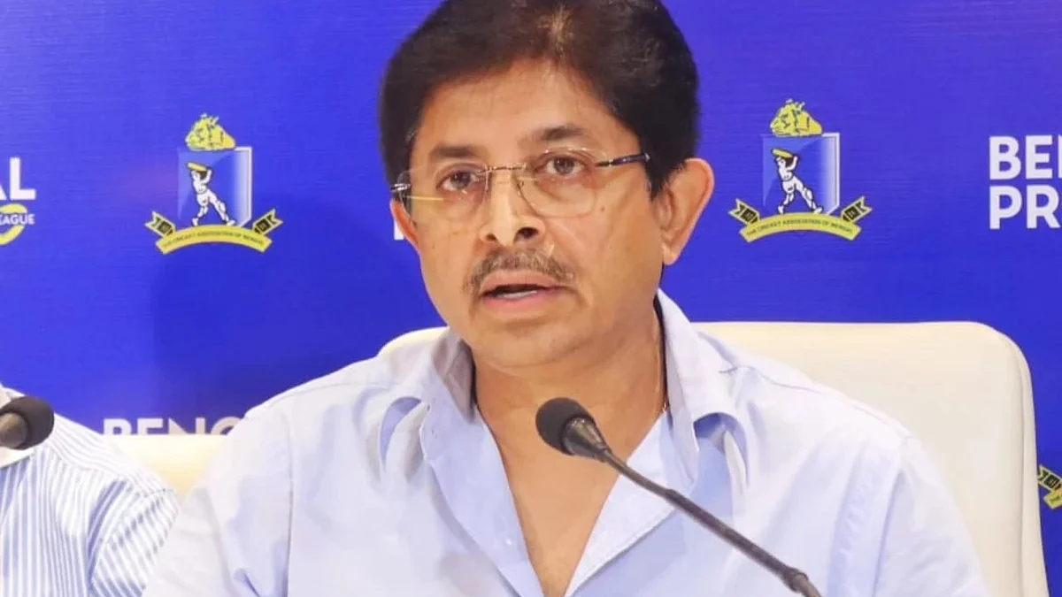 Snehasish Ganguly, CAB President over last two years, at the launch of Bengal Pro T20 League