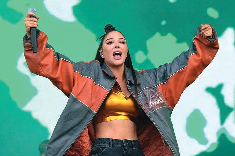 Australian singer Tulisa Contostavlos