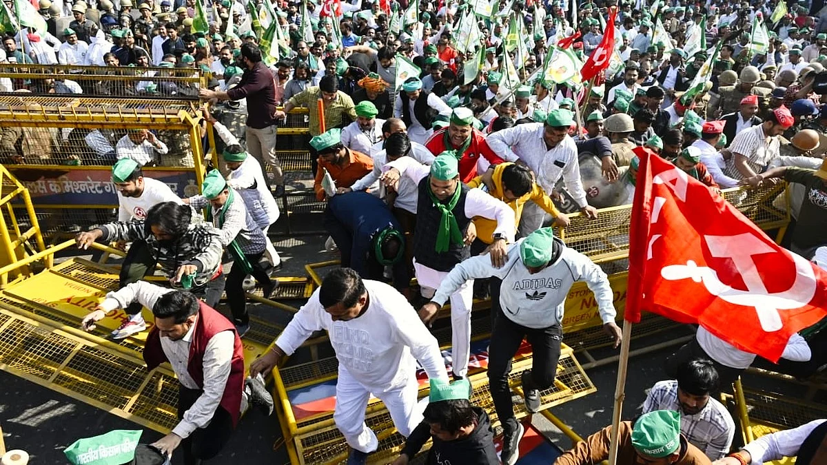 A section of the protestors (photo: Vipin/NH) 