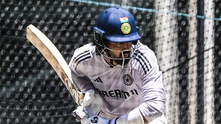 KL Rahul is concentration personified at the nets in Adelaide