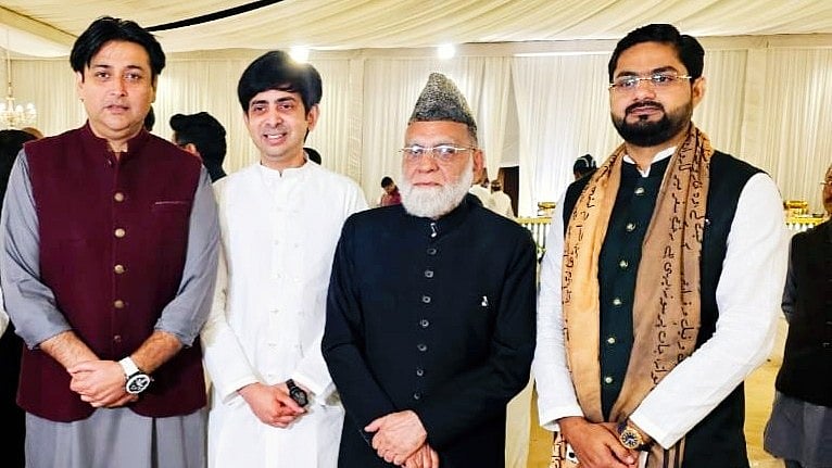 Third from left: Syed Ahmed Bukhari