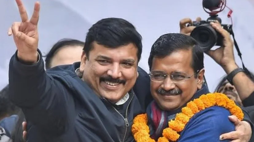 Voters being deleted in precisely the constituencies AAP has won, says Sanjay Singh (left)