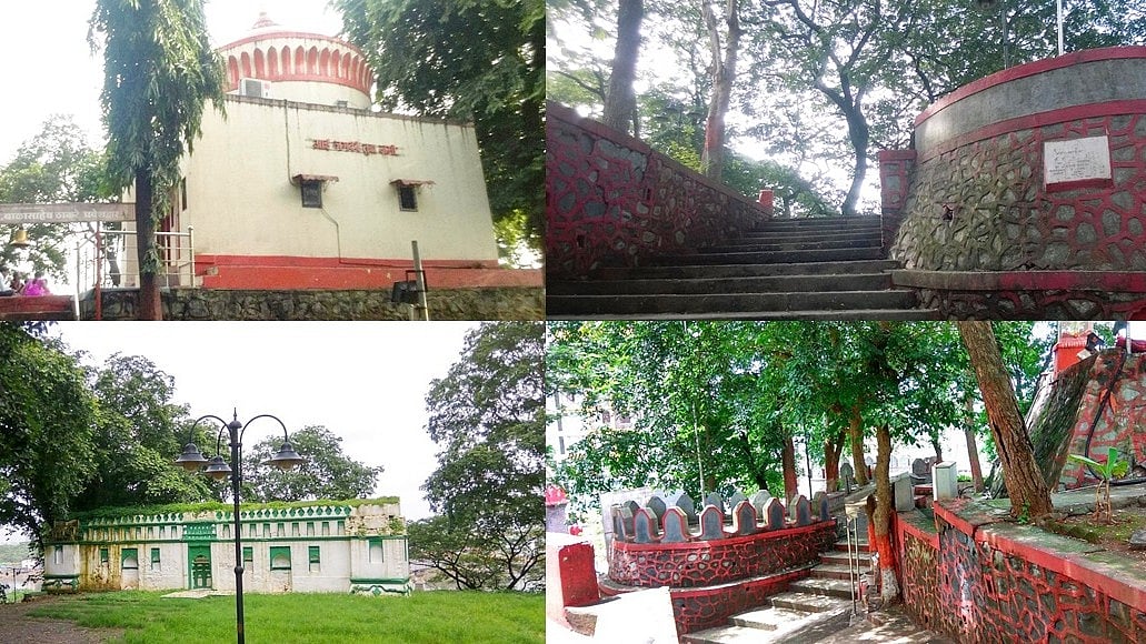 Images from within the Durgadi Fort, disputed between Hindus and Muslims 