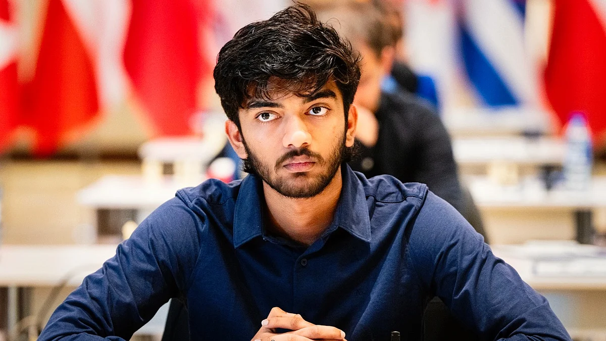World champion D. Gukesh (photo courtesy: Tata Steel Chess)