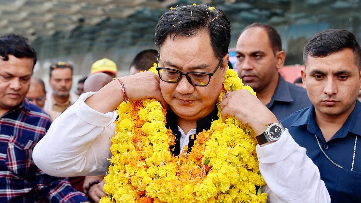 Not all flowers: Parliamentary affairs minister Kiren Rijiju can hardly be surprised by the brickbats