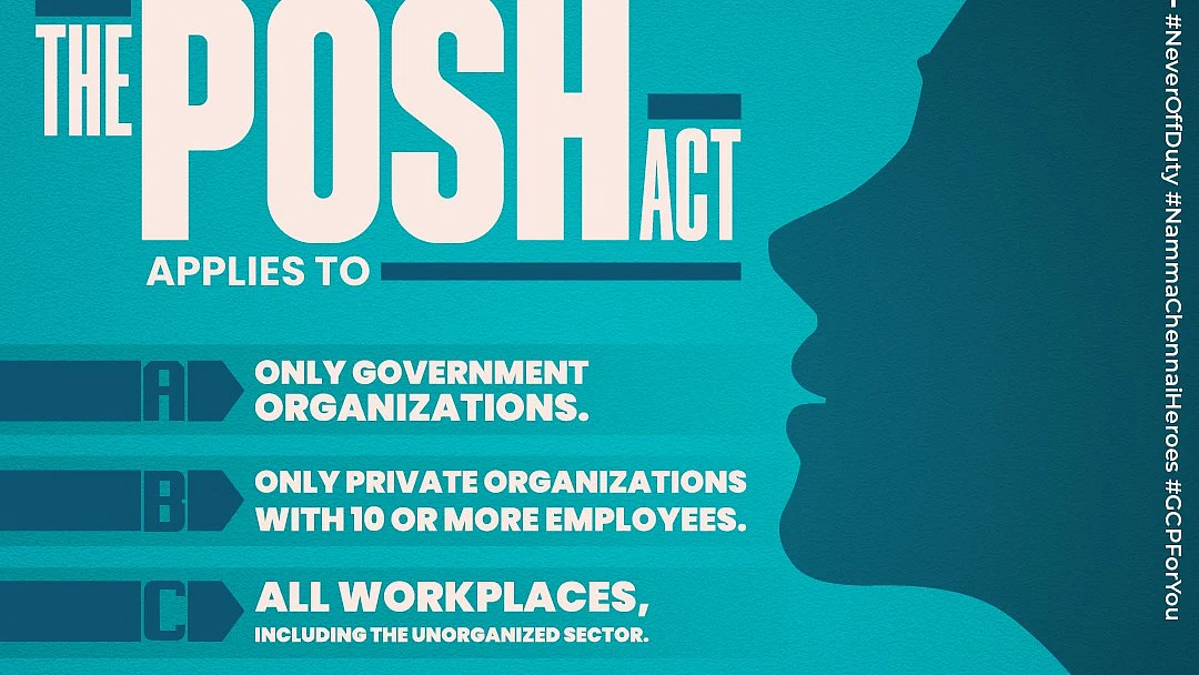 Where does the POSH Act apply? Awareness campaign by the Chennai Police