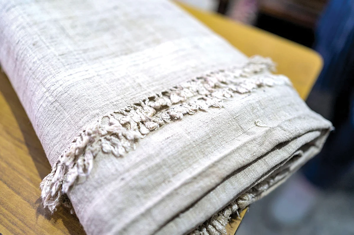 An heirloom eri shawl