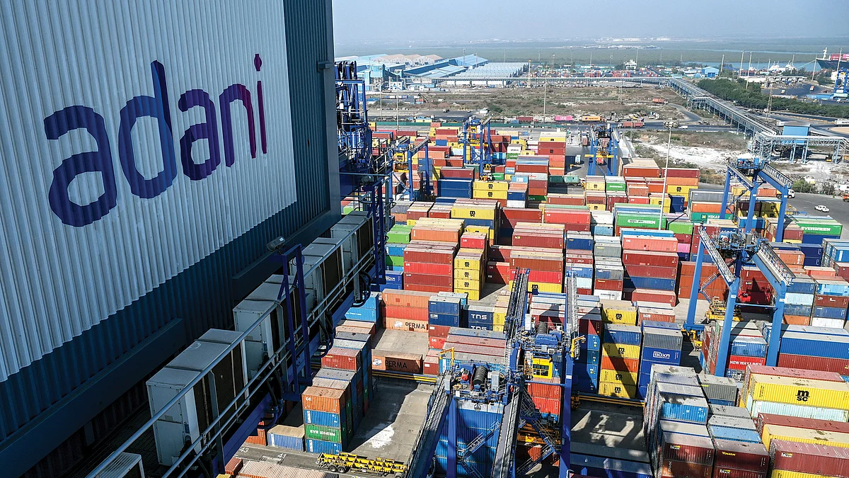 The Adani Ports and Special Economic Zone in Mundra, Gujarat