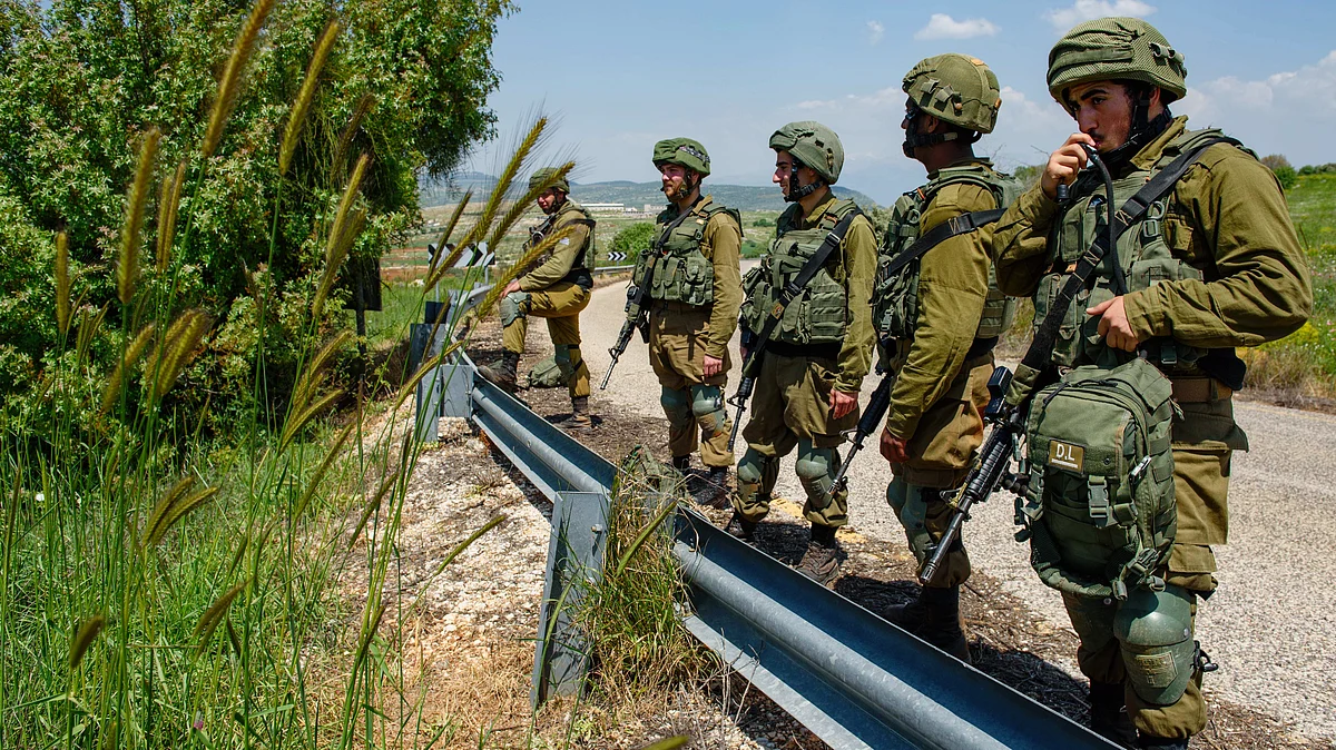 File photo of Israeli soldiers near Israel-Lebanon border