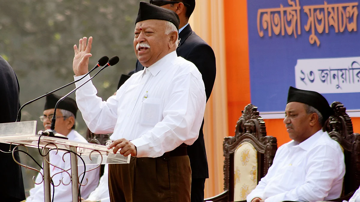 File photo of RSS supremo Mohan Bhagwat