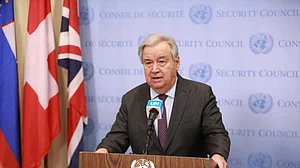 UN secretary-general Antonio Guterres.