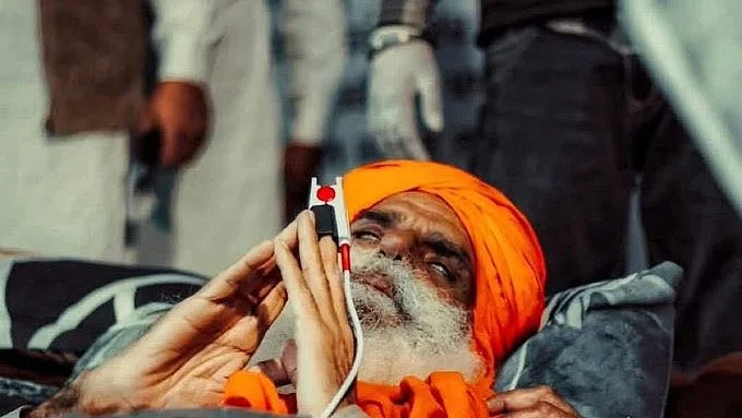 Jagjit Singh Dallewal on Day 30 of his fast unto death, seeking an MSP guarantee from the Centre