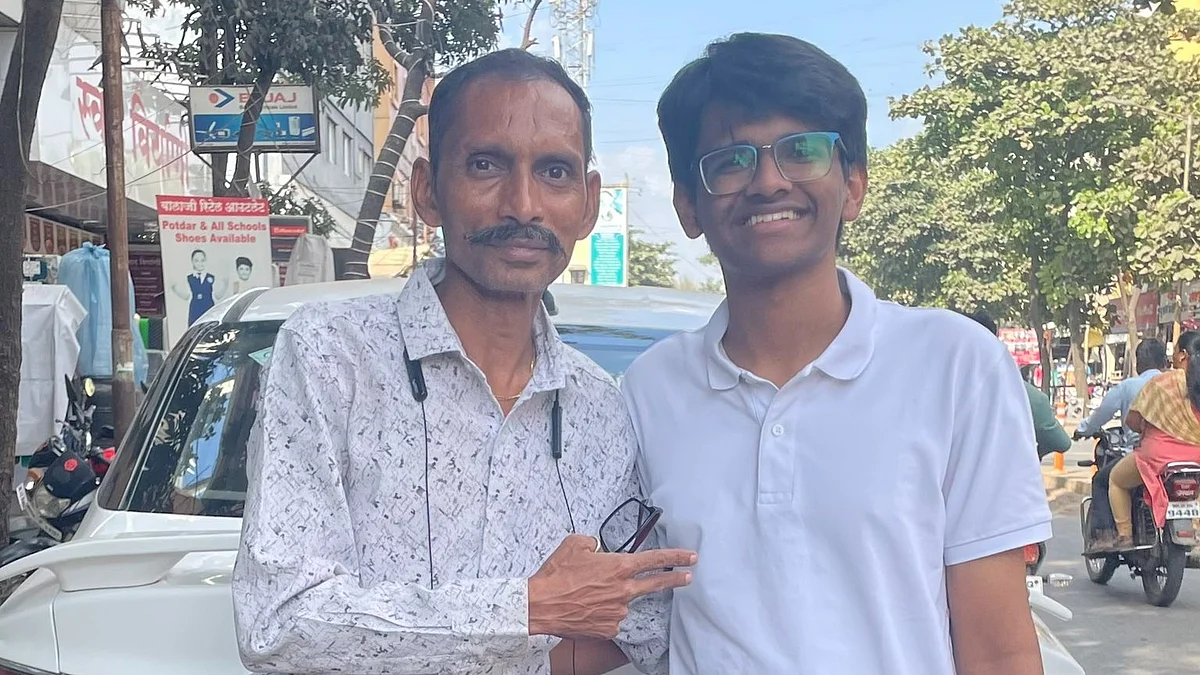 Parag Patil (left) with rider Aaryan Singh Kushwah, who 'discovered' him by accident