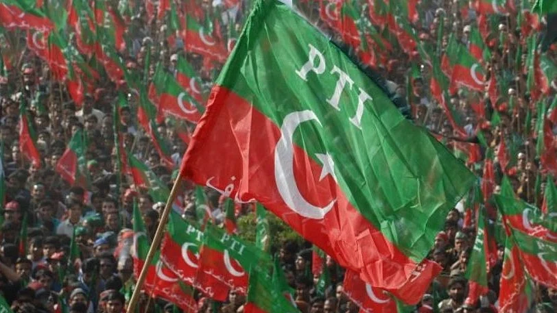 A rally of Imran Khan-led Pakistan Tehreek-e-Insaf