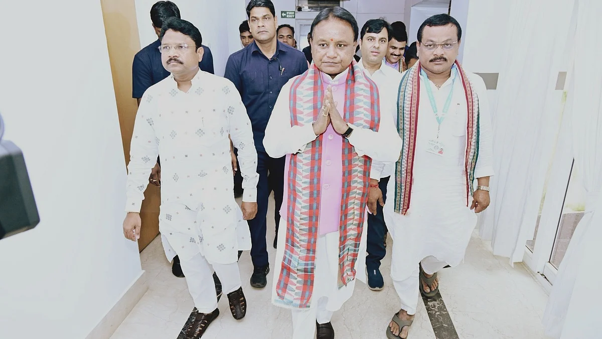 Odisha CM Mohan Charan Majhi (photo: @MohanMOdisha/X)