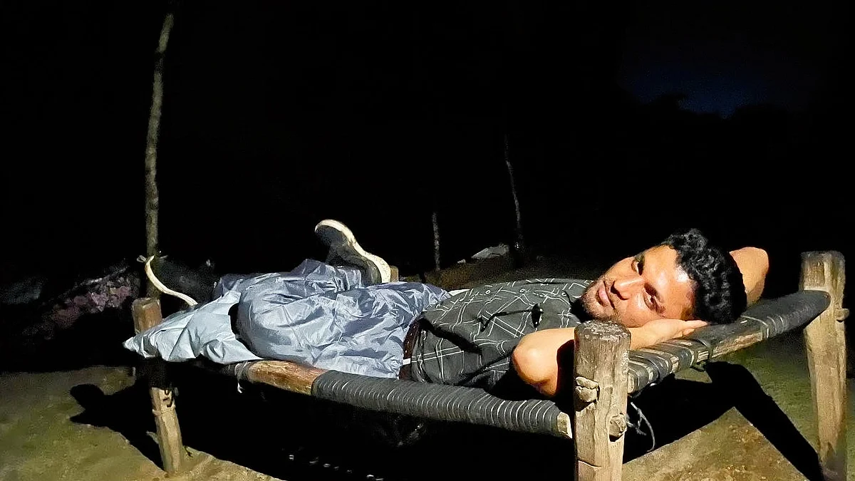 Mukesh Chandrakar in Bastar (photo: @MukeshChandrak9/X)