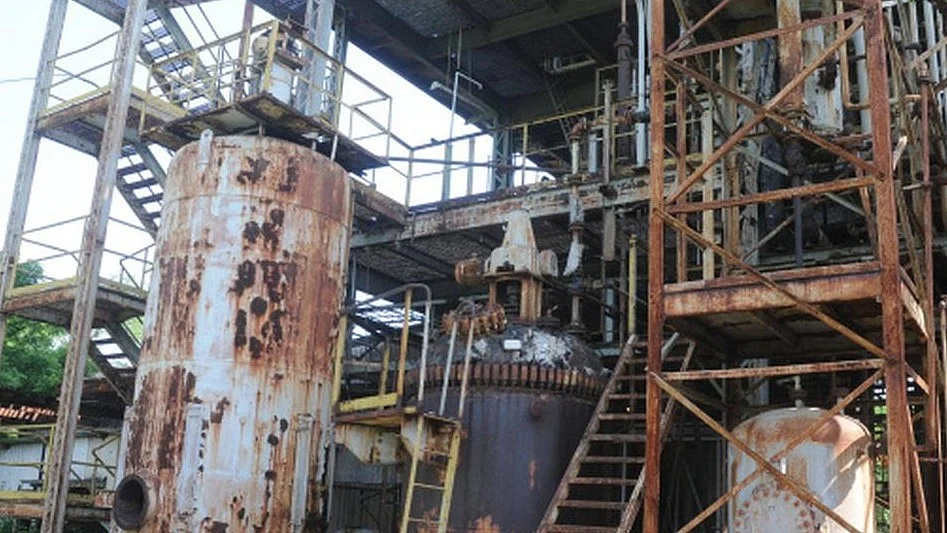 Part of the Union Carbide plant, Bhopal