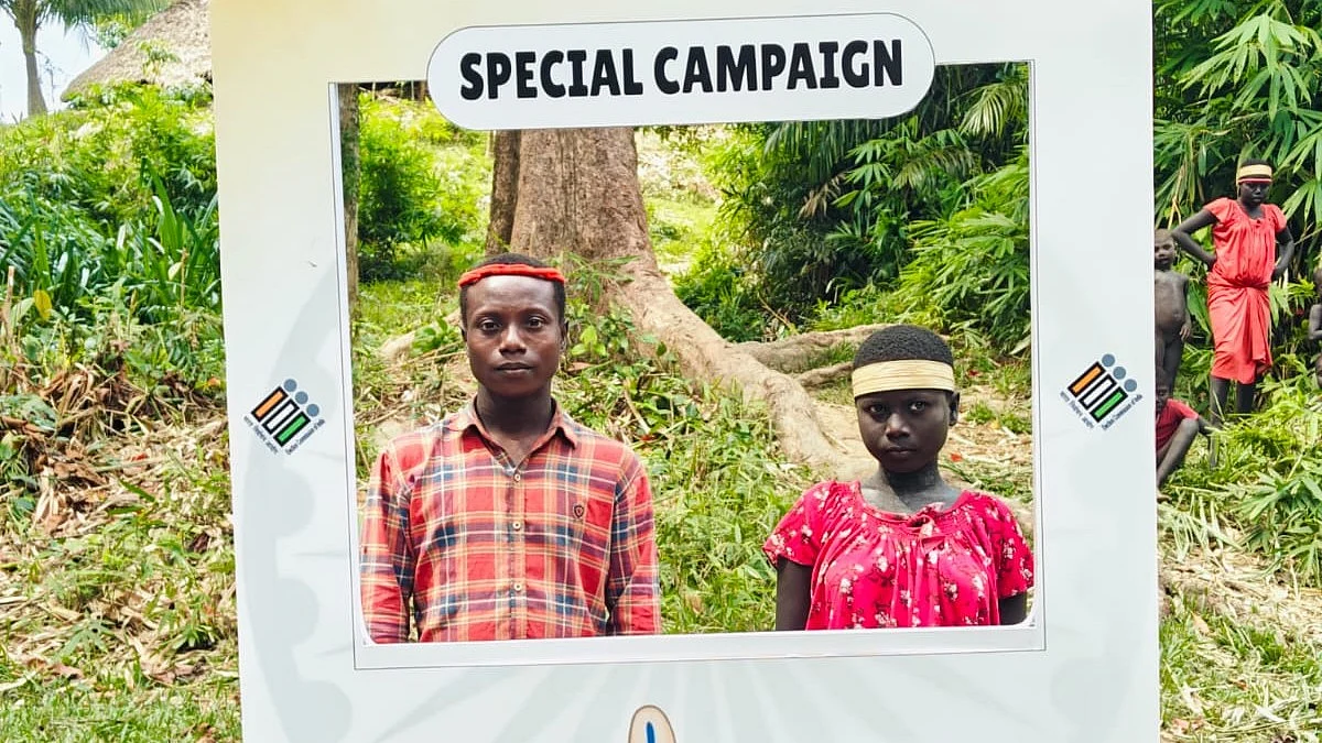 Jarawa voters registered for the first time