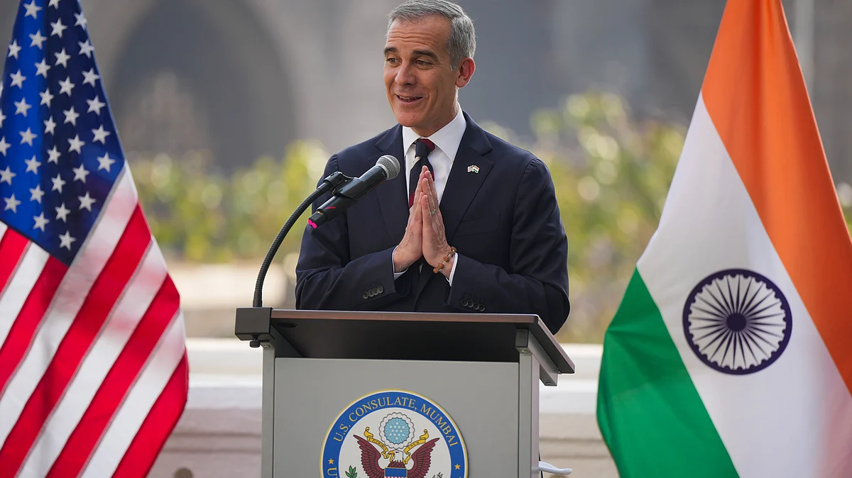 US Ambassador to India Eric Garcetti in Mumbai on 9 January (photo: PTI)