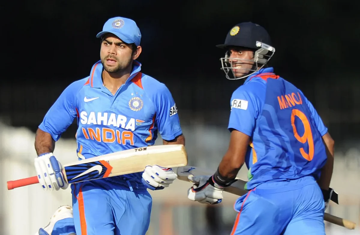 Back in the day: Virat Kohli and Manoj Tiwary