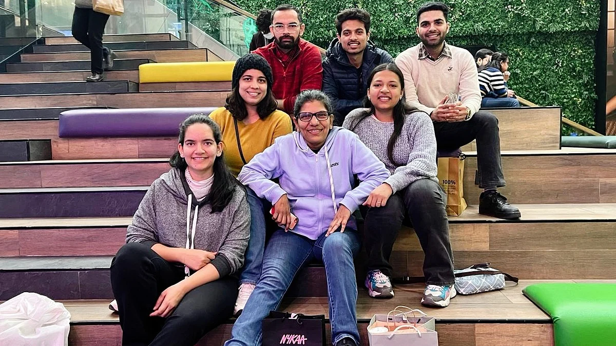Deepali Deshpande (front) with some of her star protégés