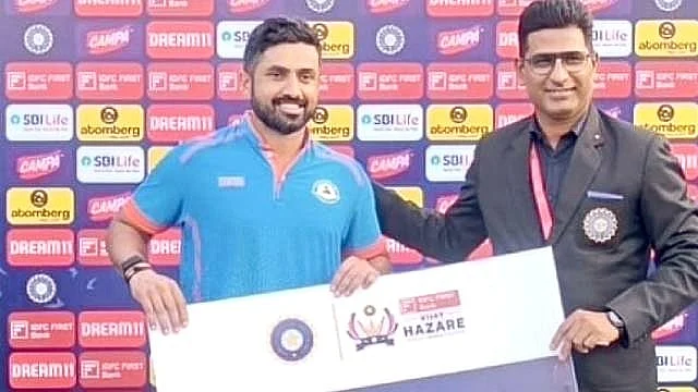 Karun Nair, captain of his adopted state Vidarbha, has been unstoppable in the Vijay Hazare Trophy