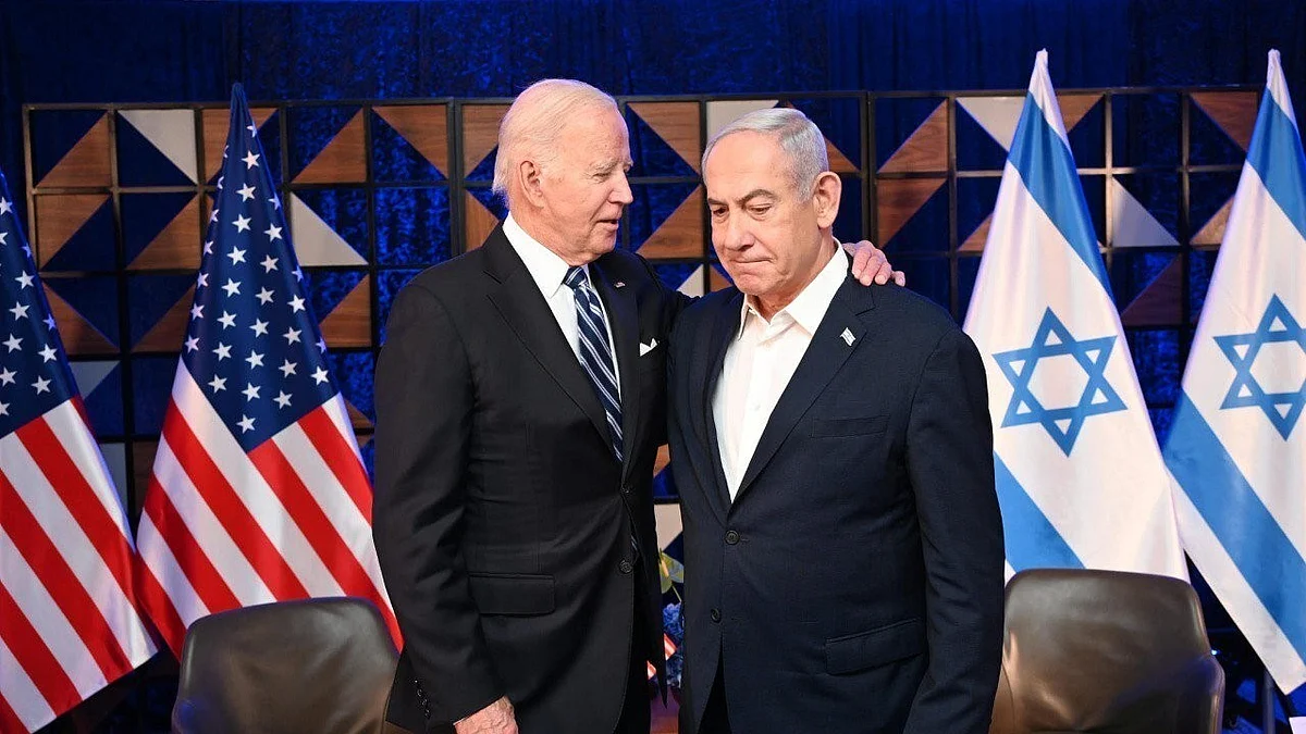 Joe Biden (L) and Benjamin Netanyahu (photo: Getty Images)