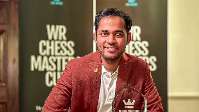 Chess champion Arjun Erigaisi (photo: Chess Base.com)