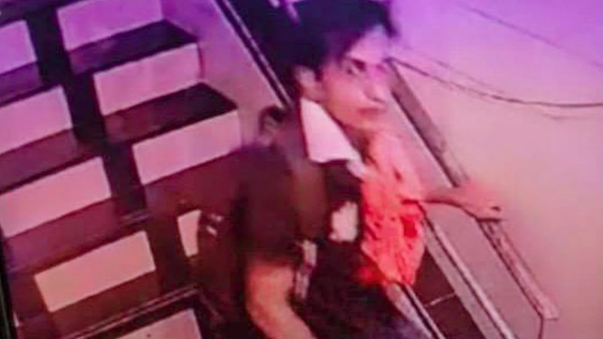 CCTV camera captures the face of the attacker (photo: PTI)