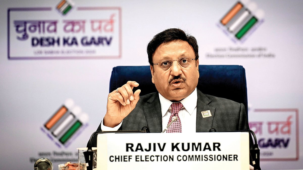 Chief election commissioner Rajiv Kumar