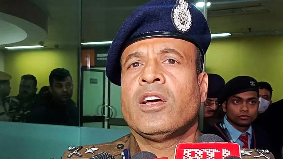 IGP of North Bengal Rajesh Yadav in Siliguri on 15 January (photo: PTI)