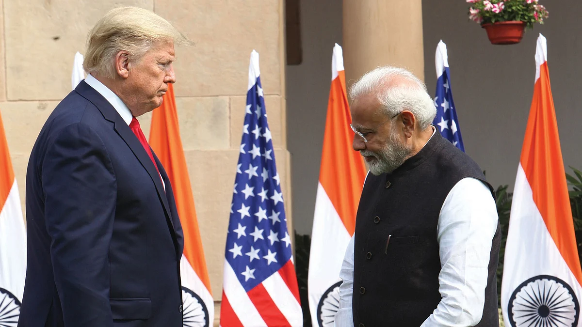 Buddy-buddy? US president Donald Trump and Indian PM Narendra Modi, February 2020