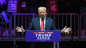 President-elect Donald Trump in Washington on 19 January (photo: PTI)