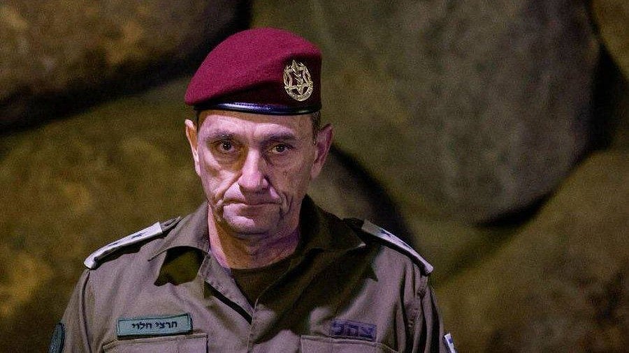 Did IDF general Herzi Halevi (pictured) resign because the army has had enough of killing?