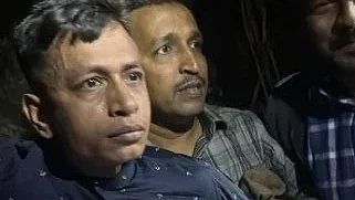 Mohammad Shariful Islam Shehzad in police custody (photo: IANS)