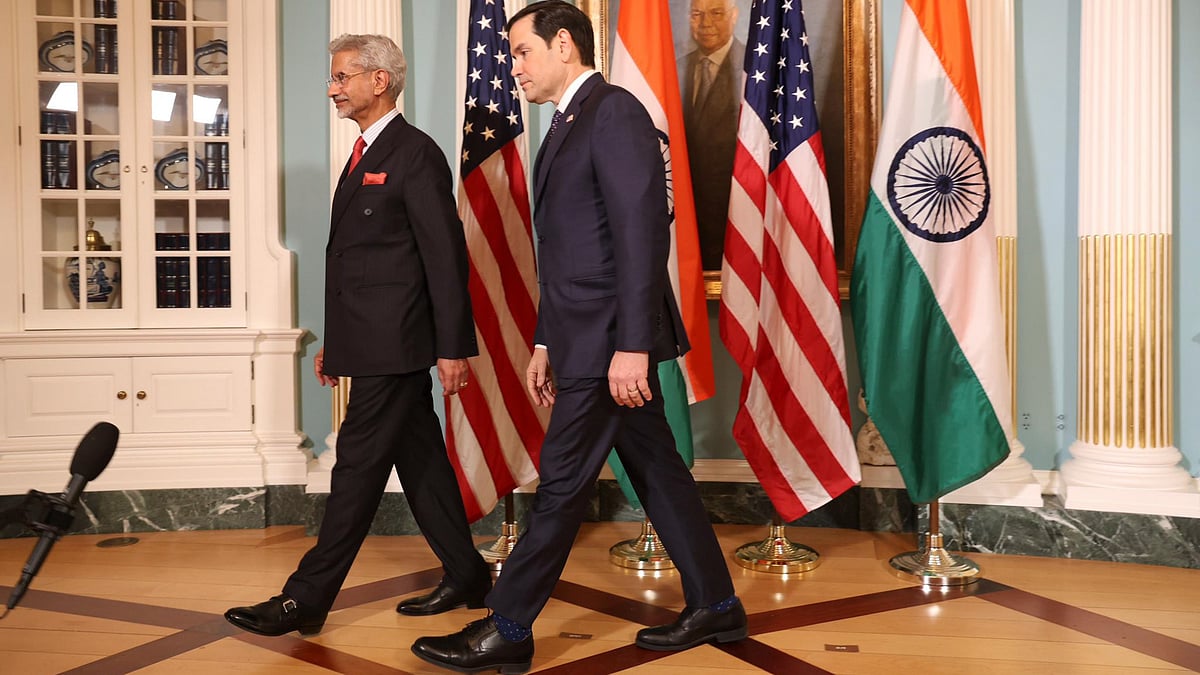External affairs minister S Jaishankar with US secretary of state Marco Rubio