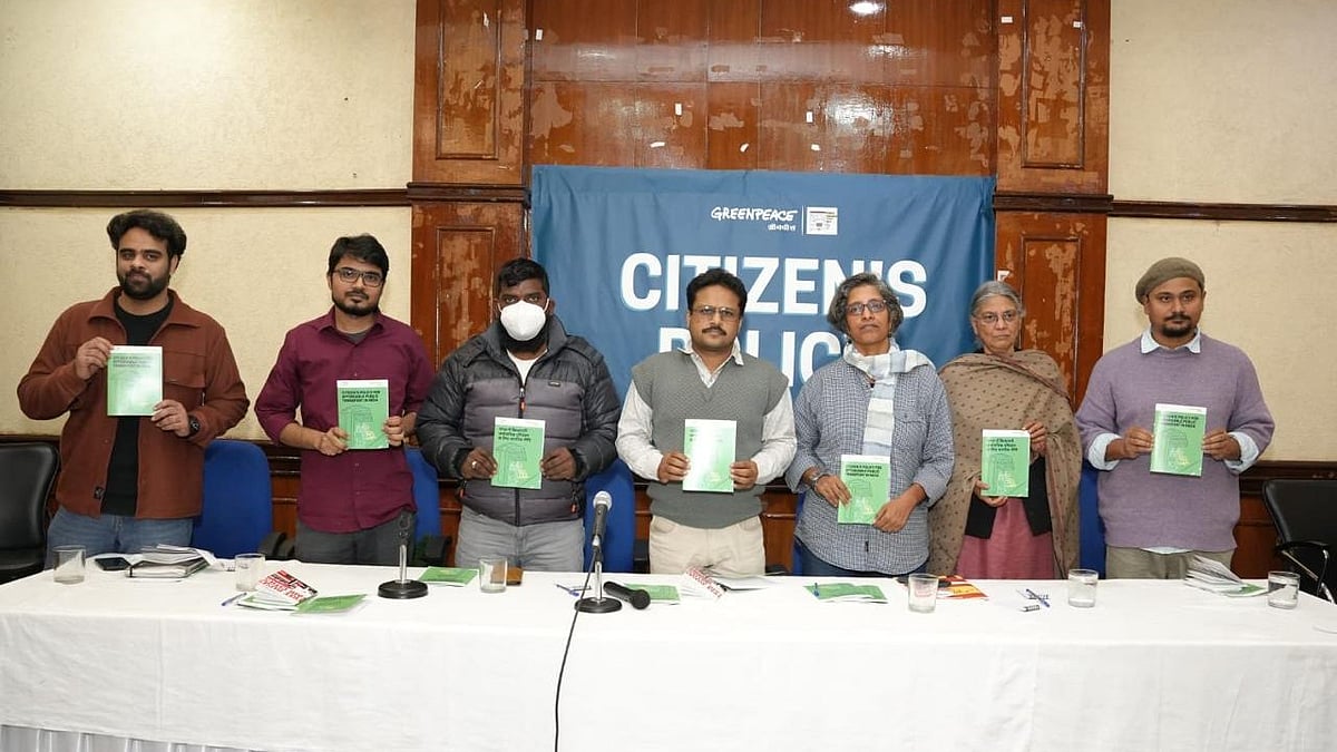 Release of the Citizens’ Draft Policy for Affordable Public Transport in India (photo: Jitendra Kumar) 