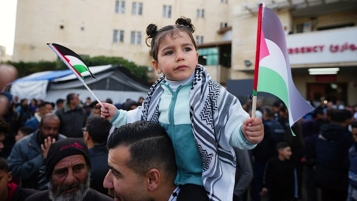Post-ceasefire in Gaza (photo: @Timesofgaza/X)