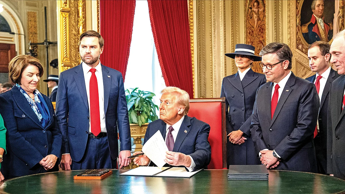 Donald Trump assumes office as the 47th President of the United States, Washington DC, 20 January 2025