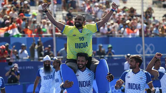 PR Sreejesh chaired by India captain Harmanpreet Singh after Paris bronze