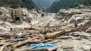 Chungthang dam: Sikkim BJP opposes Centre’s nod to reconstruction on the Teesta