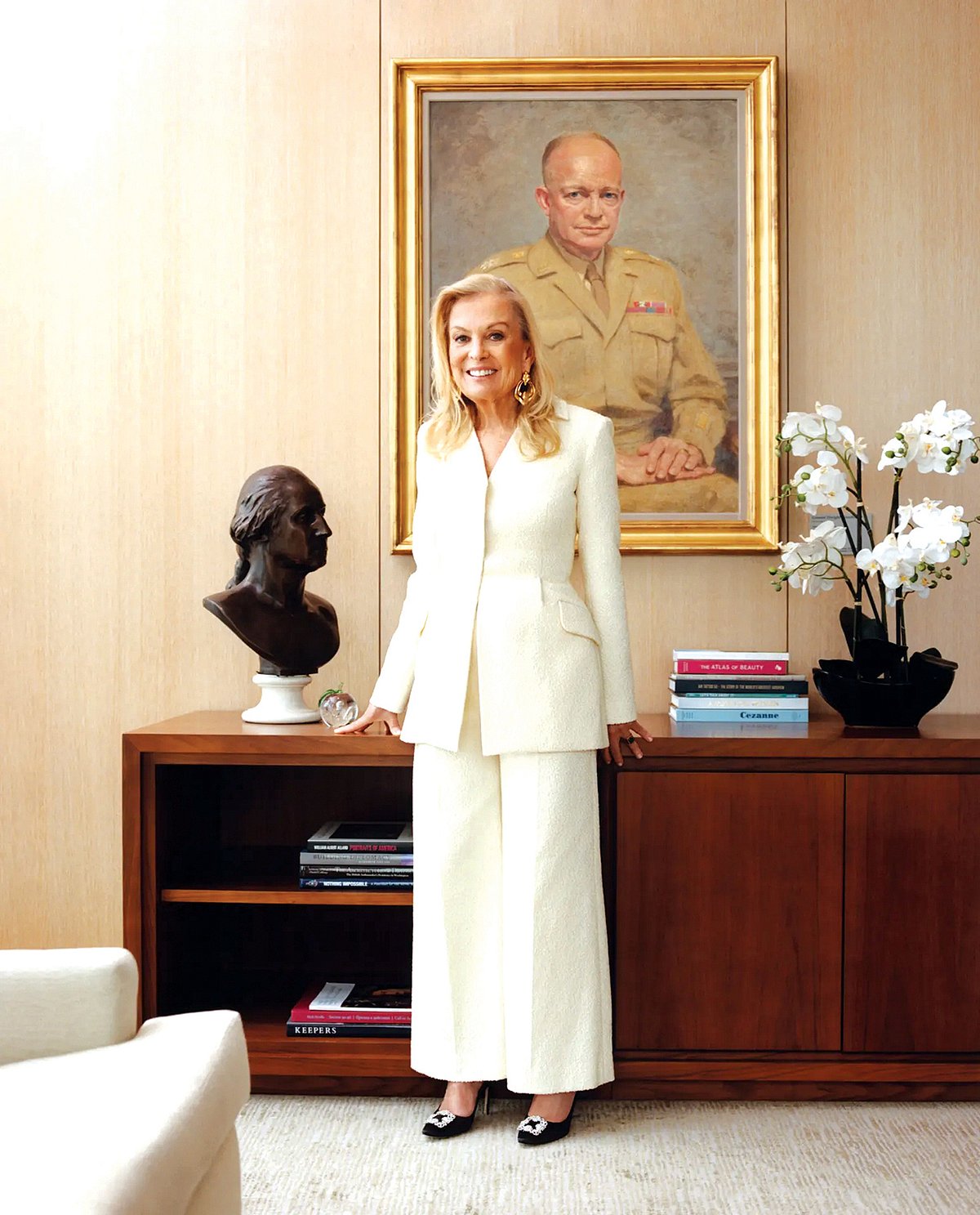 Outgoing US ambassador to Britain Jane Hartley