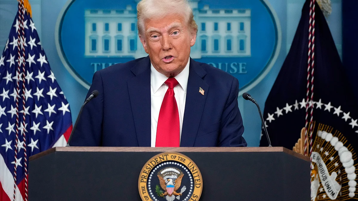 Donald Trump at White House on 30 January (photo: PTI)