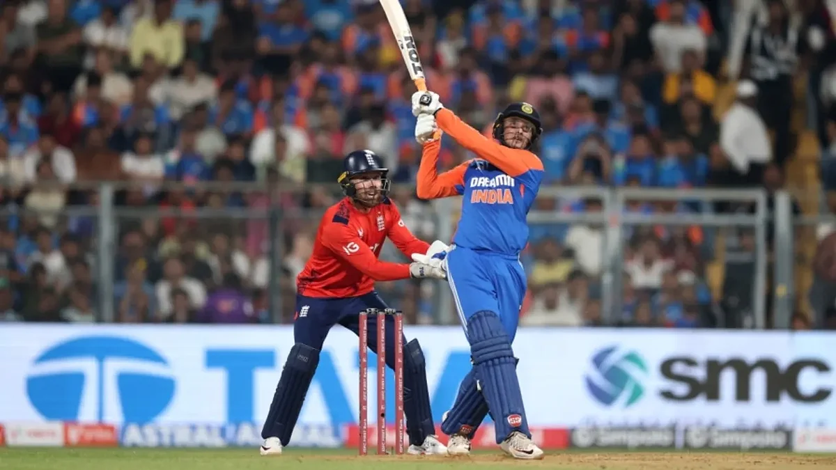 Abhishek Sharma was unstoppable during his century in Mumbai (photo: Getty Images)