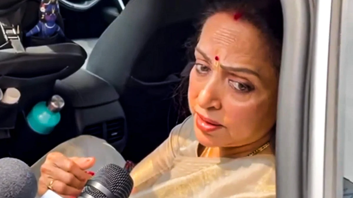 BJP MP Hema Malini in New Delhi on 4 February (photo: PTI)