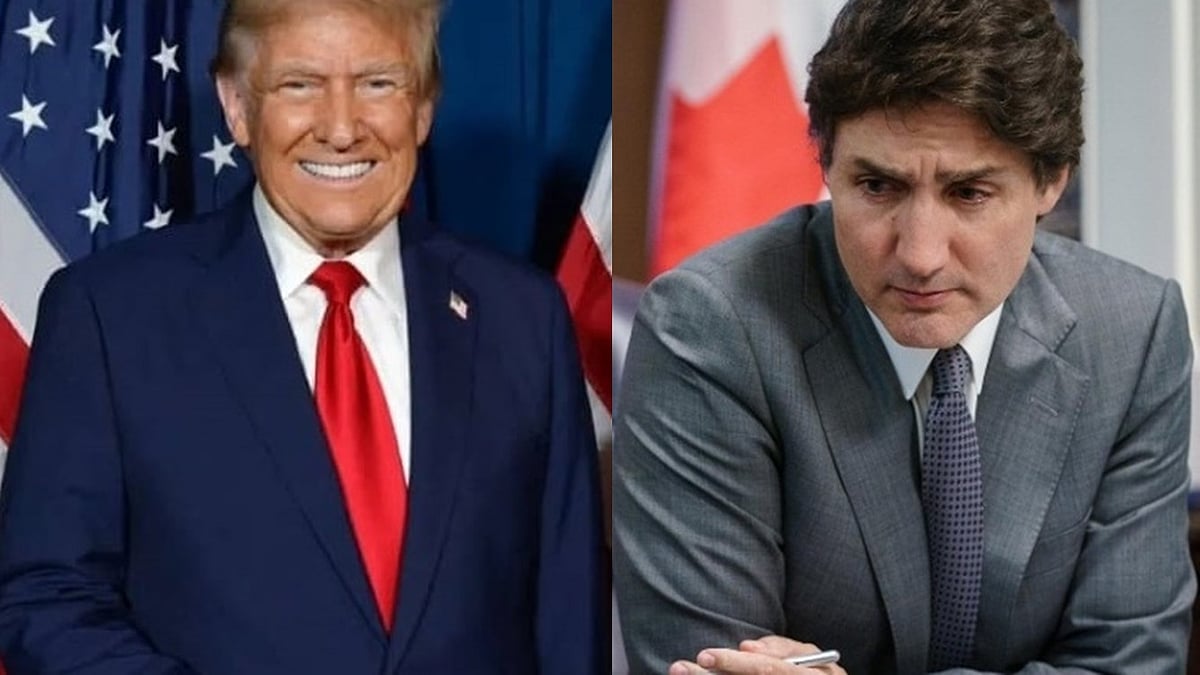 Donald Trump and Justin Trudeau (photo: IANS)