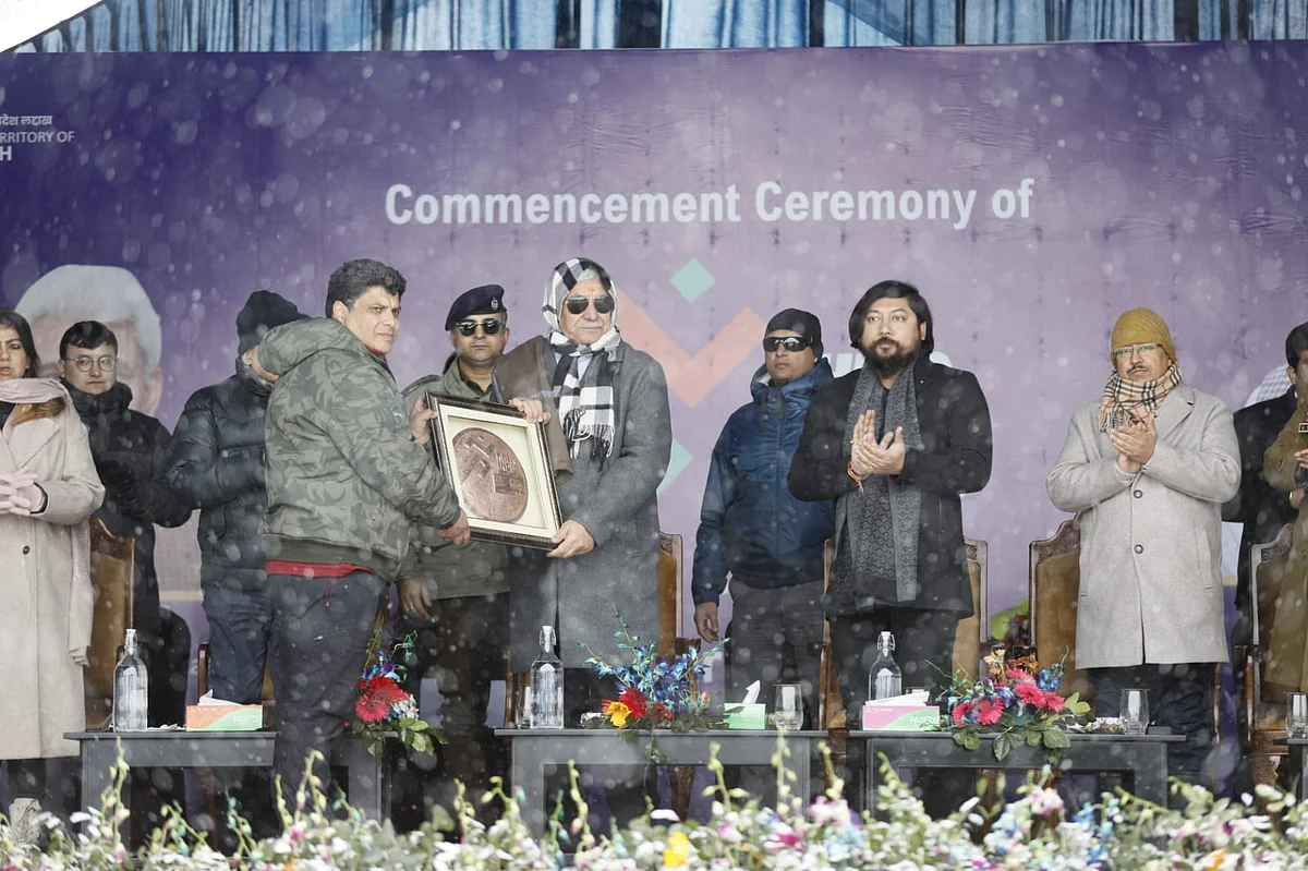 Gulmarg hosted a leg of Khelo India Winter Games last year