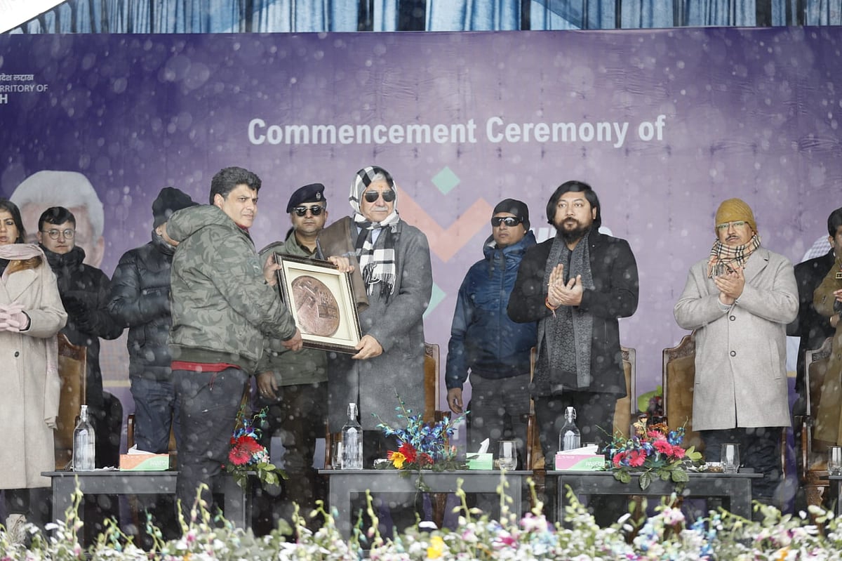 Gulmarg hosted a leg of Khelo India Winter Games last year